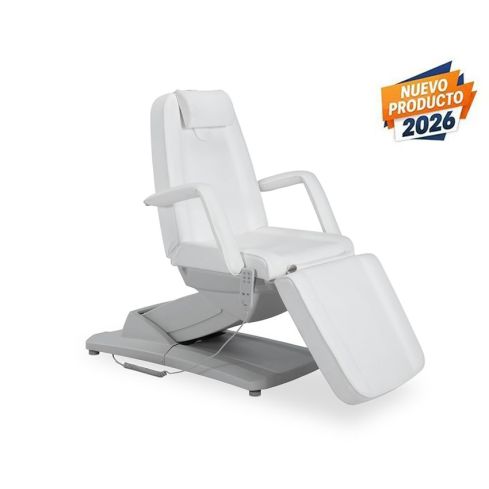 Sillón Camilla de Estética motorizada de 3 motores con agujero facial Modelo Rhea