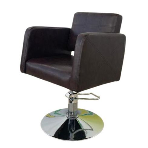 Sillón Corte de Peluquería hidráulico con reposabrazos Modelo LBH-73M - color marrón