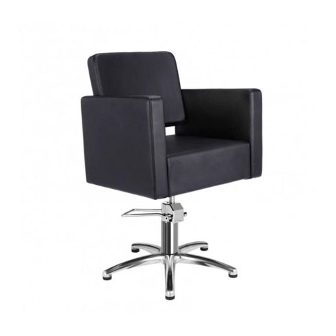 Sillón hidráulico de corte con base de estrella y reposabrazos Modelo Dora F