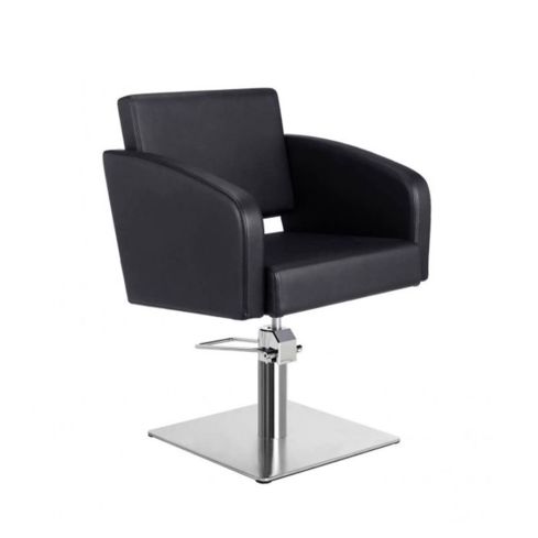 Sillón hidráulico de corte con base cuadrada y reposabrazos Modelo Loris S