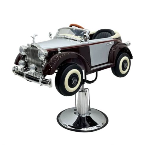 Sillón de Peluquería Infantil con diseño de cochecito clásico Vintage Modelo Shelby