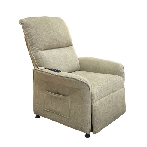 Sillón de Masaje Relax en Tejido Beige Arena Modelo Shiatsu - 2 motores