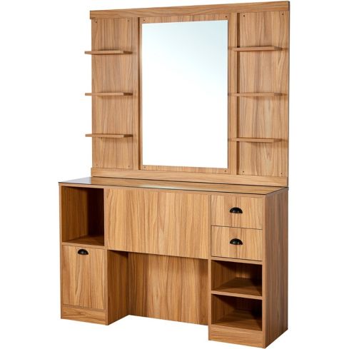 Tocador de Barbería Vintage con espejo y encimera Modelo OKE 1 BR 