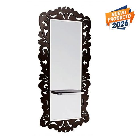 Tocador de Peluquería estilo Moderno con espejo Modelo Flamenco