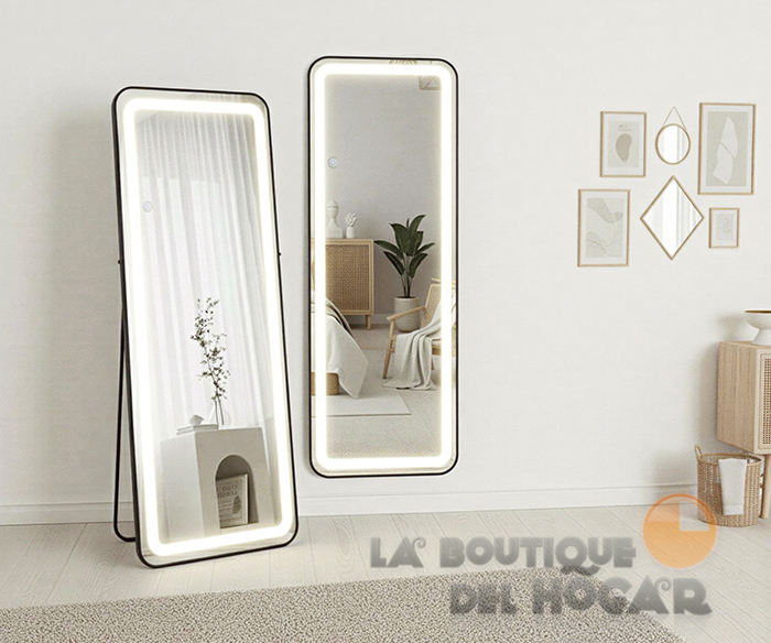 Tocador de Peluquería estilo Moderno con espejo Modelo LED Gloss