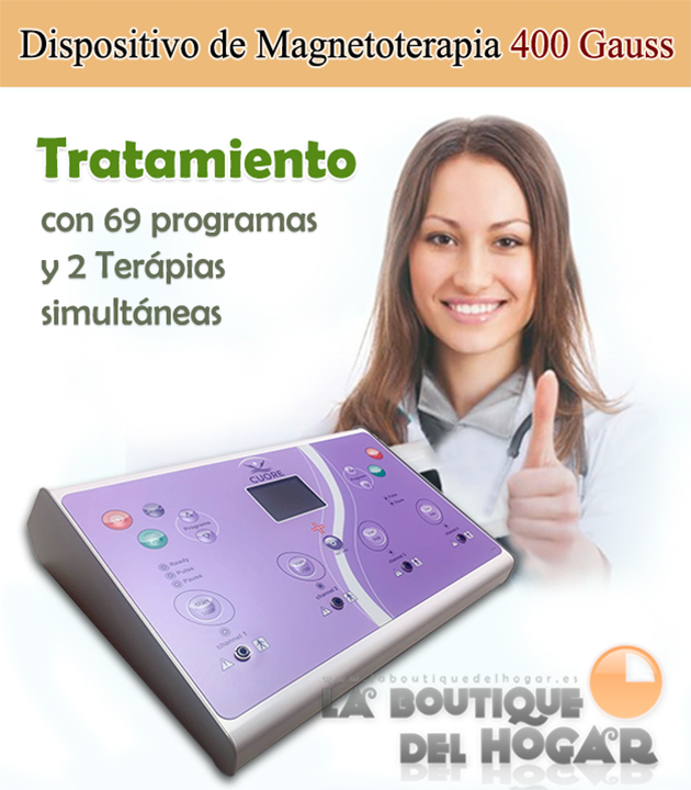 Máquina de Magnetoterapia para tratamiento del Dolor 400 Gauss Con manipulo