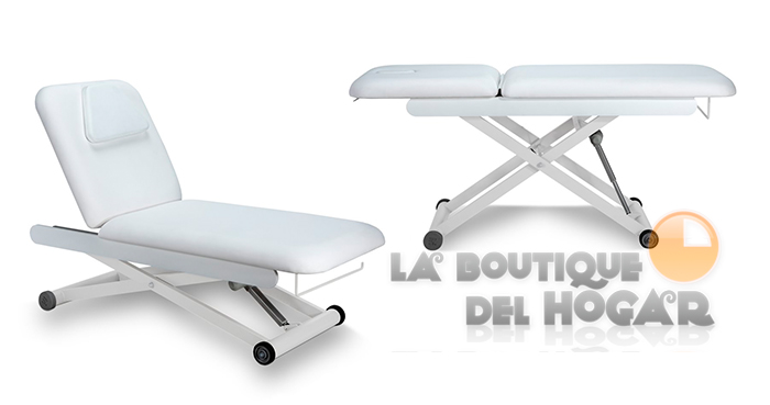 Camilla de belleza fija reclinable de 2cuerpos