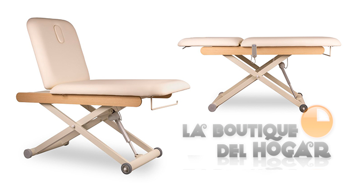 Camilla de belleza fija reclinable de 2cuerpos