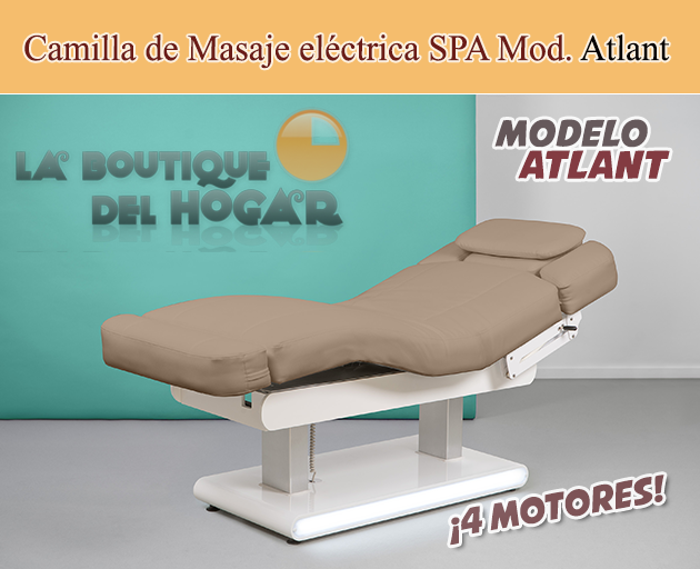 Camilla de Masaje eléctrica SPA con 4 motores y calefacción Modelo Atlant