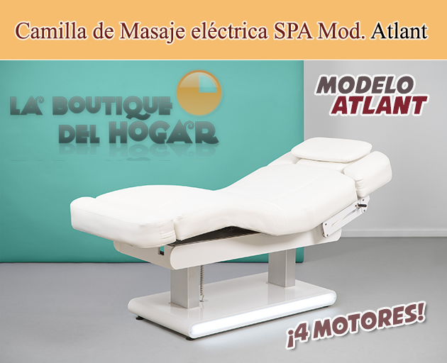 Camilla de Masaje eléctrica SPA con 4 motores y calefacción Modelo Atlant