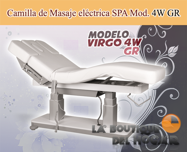 Camilla de Masaje eléctrica SPA Modelo Virgo 4W