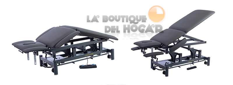 Camilla de Masaje eléctrica de 5 secciones con 2 motores y agujero facial Modelo Galley Coinfycare