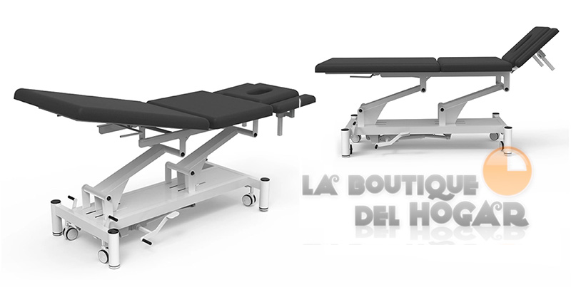 Camilla de Masaje hidráulica de 5 secciones con agujero facial Modelo Mait PRO Coinfycare