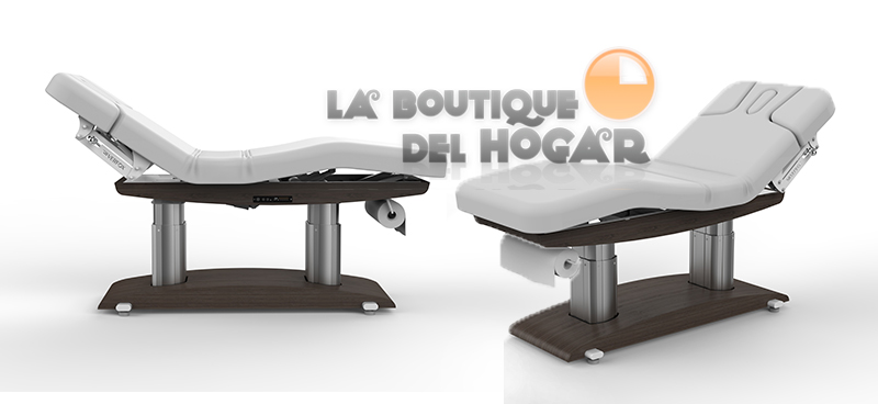 Camilla de Masaje eléctrica SPA con 4 motores y acabado de madera Black Walnut Modelo Lips