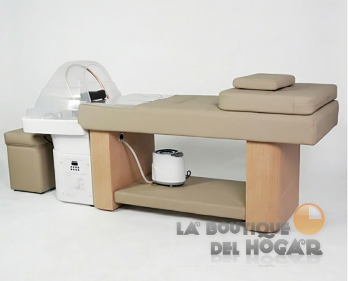 Camilla de masaje fija reclinable de 2 cuerpos