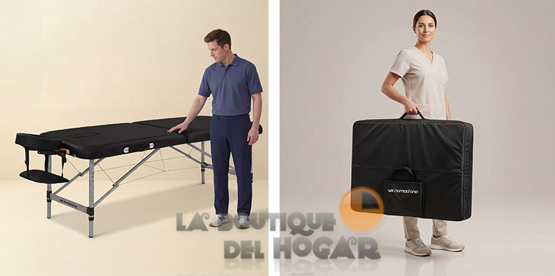 Camilla de aluminio plegable portátil de 2 cuerpos Nomad One