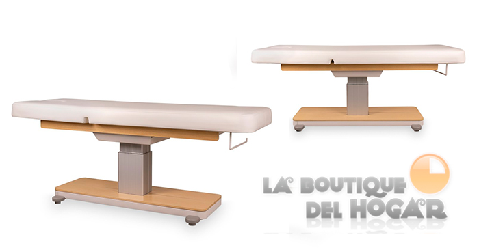 Camilla de belleza fija reclinable de 2cuerpos