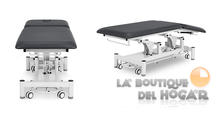 Camilla de masaje eléctrica de 2 cuerpos con 1 motor y agujero facial Modelo Polaris