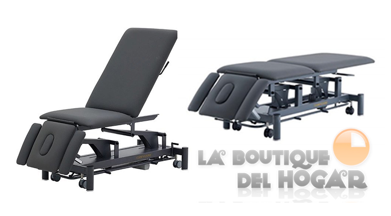 Camilla de Masaje eléctrica de 5 secciones con 2 motores y agujero facial Modelo Rila Coinfycare