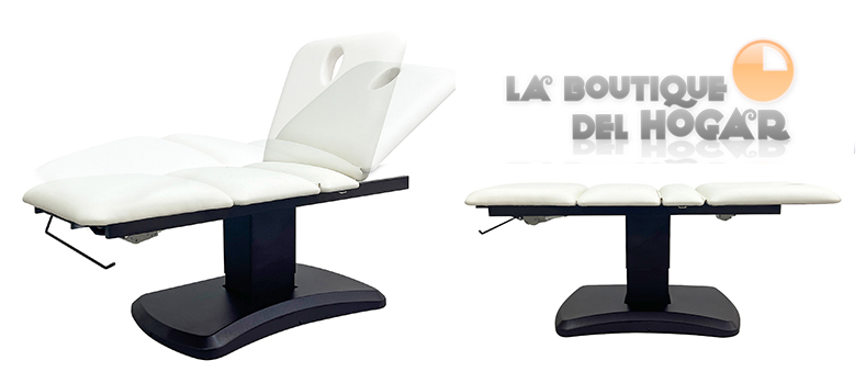 Camilla de belleza fija reclinable de 2cuerpos