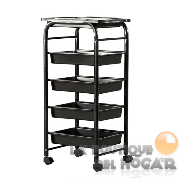 Carrito de peluquería con 5 cajones Basic Line
