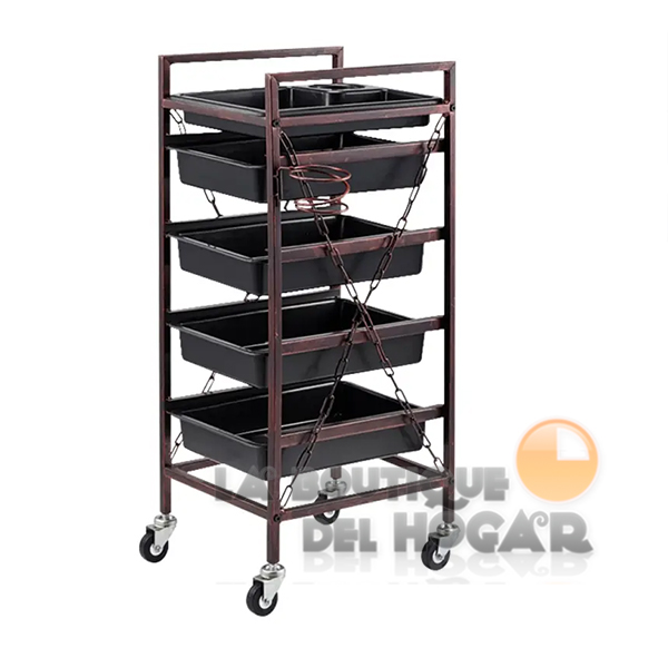 Carrito de peluquería con 5 cajones Chain