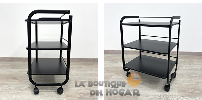 Carrito de estética de 3 estantes Modelo Elsa