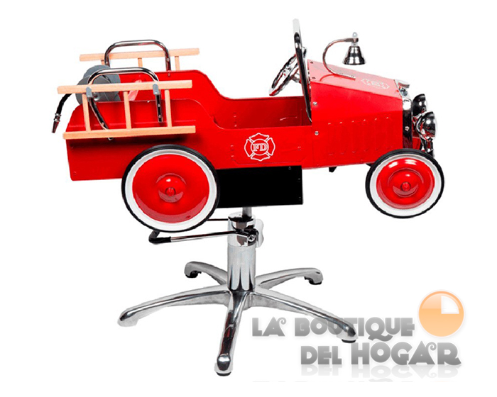 Sillón de Peluquería hidráulico con diseño de cochecito para niños Modelo Fire