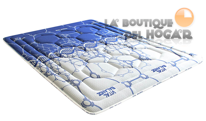 Cubre colchón Topper Viscoelástico Inteligente con Turmalina microencapsulada y tejido 3D