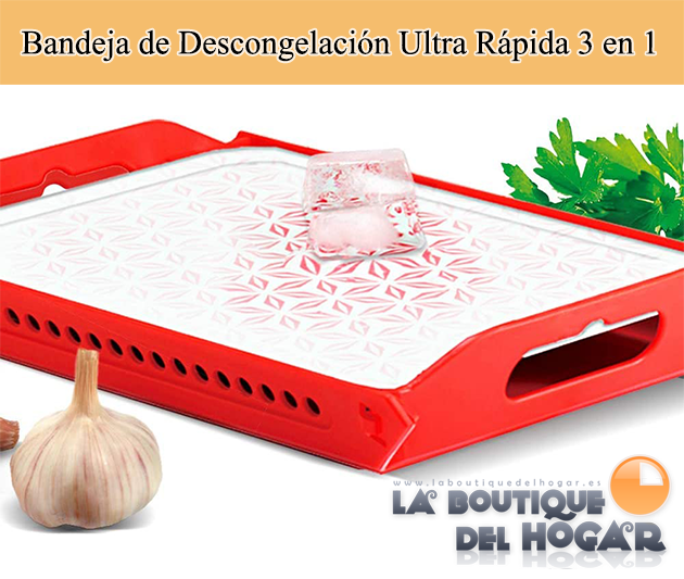 Bandeja de Descongelación Ultra Rápida 3 en 1 Unfrozen Chef