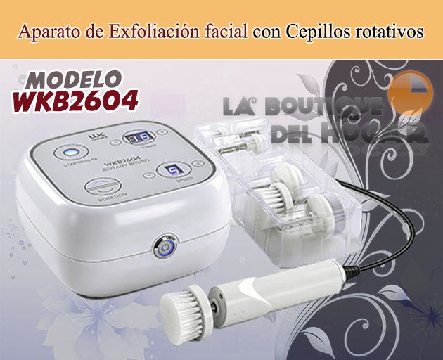Aparato de Exfoliación / Brossage facial con Cepillos rotativos Poli Brush
