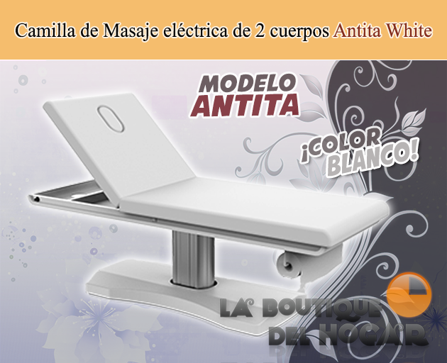 Camilla de masaje eléctrica de 2 cuerpos con agujero facial Flot