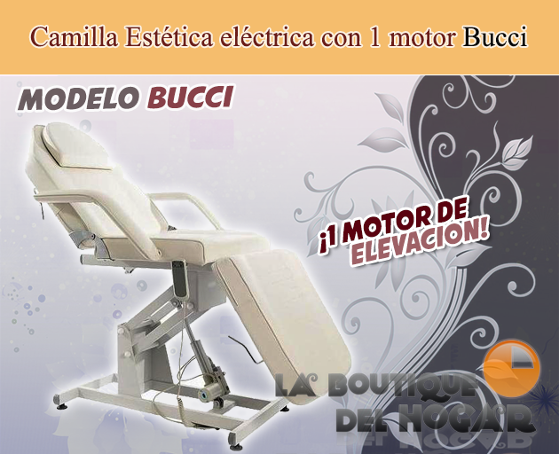 Camilla de Masaje eléctrica de 3 cuerpos con 1 motor y agujero facial Modelo Bucci