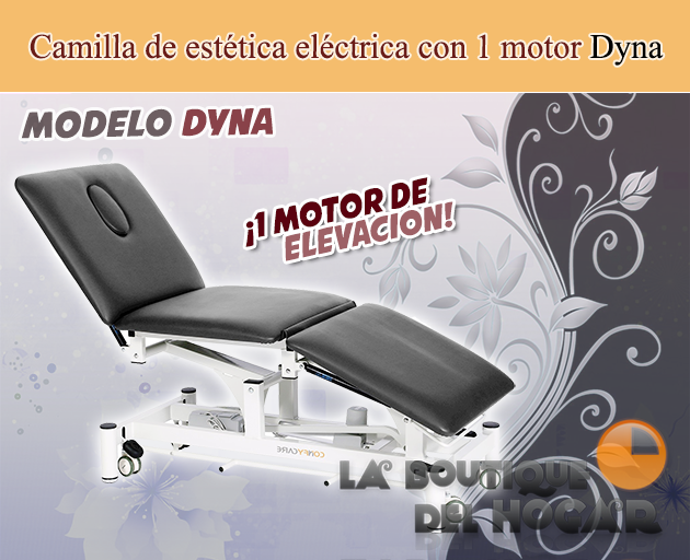 Camilla de Masaje eléctrica de 3 cuerpos con 1 motor y agujero facial Modelo Dyna