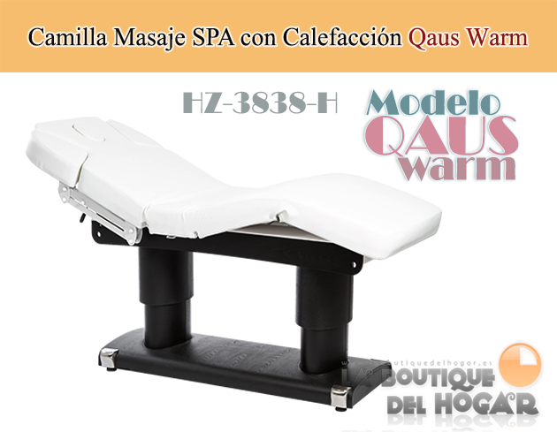 Camilla de Masaje eléctrica SPA con 4 motores y calefacción Modelo Qaus Warm