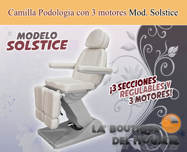 Sillón de Podología motorizado de Gama Alta Modelo Solstice