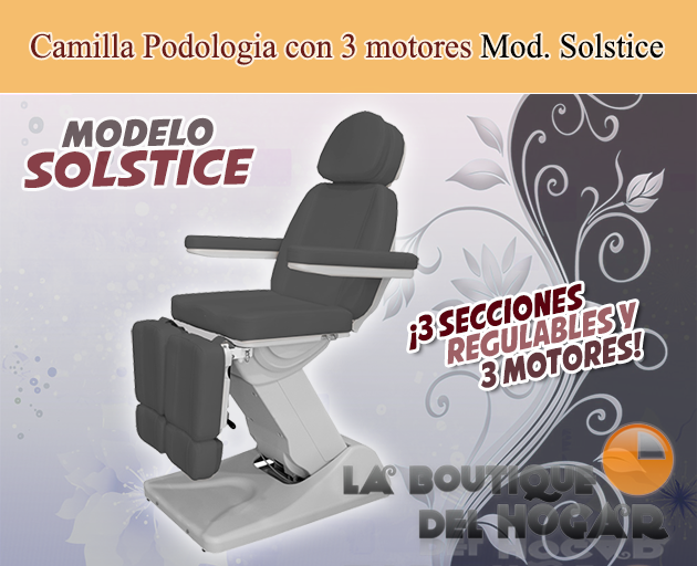 Sillón de Podología motorizado de Gama Alta Modelo Solstice