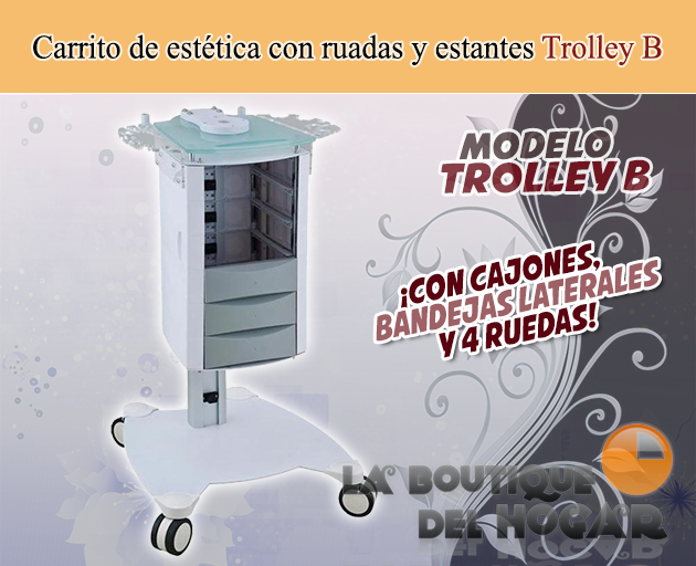 Carrito de estética con cajones B-System Modelo Trolley B