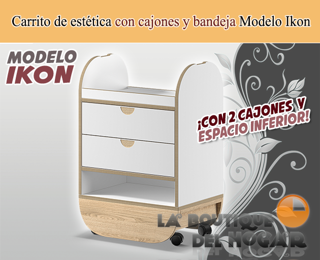 Carrito de estética con cajones Modelo Ikon