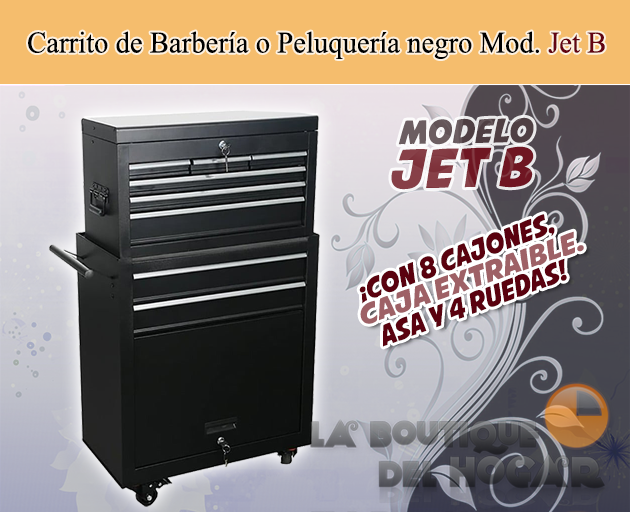 Carrito de Barbería con cajones Modelo Jet B