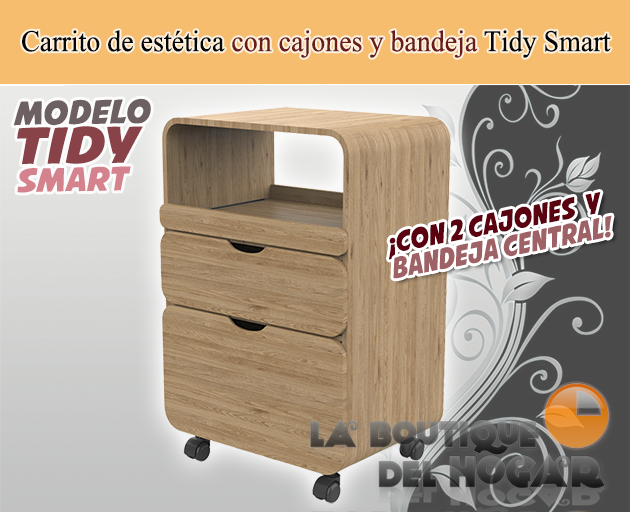 Carrito de estética con cajones Modelo Tidy Smart