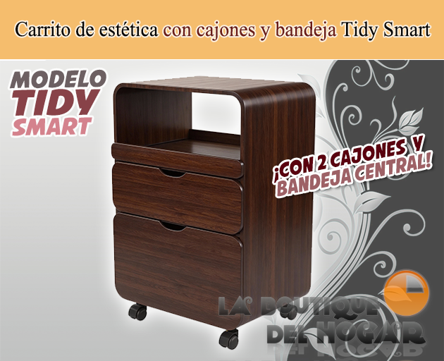 Carrito de estética con cajones Modelo Tidy Smart