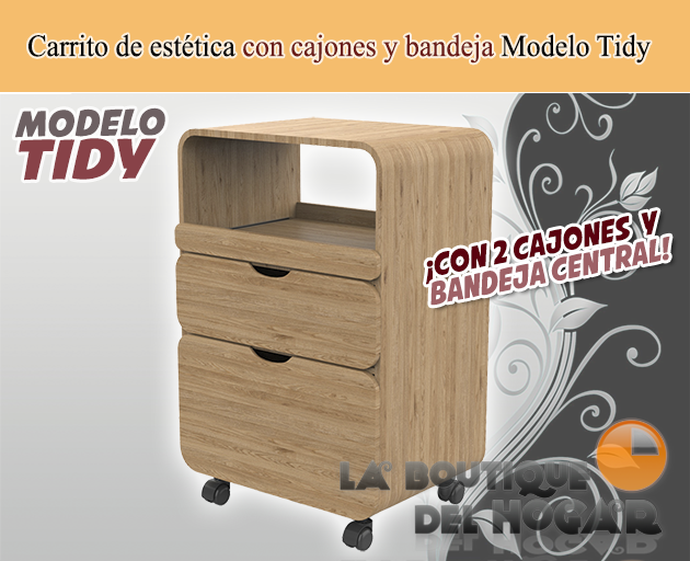 Carrito de estética con cajones Modelo Tidy