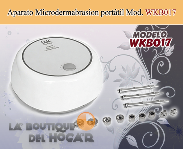 Aparato de Microdermoabrasión mediante puntas de diamante F-834