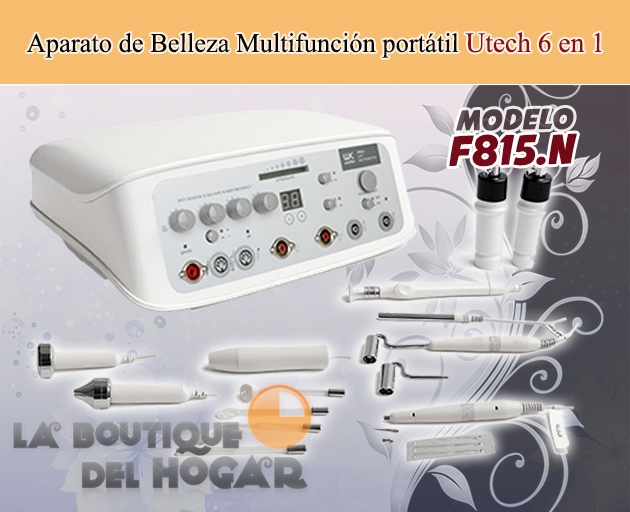 Aparato de Belleza Multifunción Utech 6 en 1 Modelo F-815.N Weelko