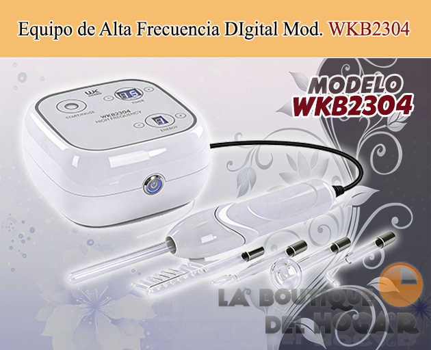 Aparato de Alta Frecuencia para tratamientos estéticos Bequipment High Frequency Modelo WKB2304