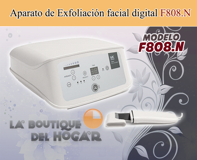 Aparato de Exfoliacion facial y Galvánico Peeling Ultrasónico U-Tech F-808
