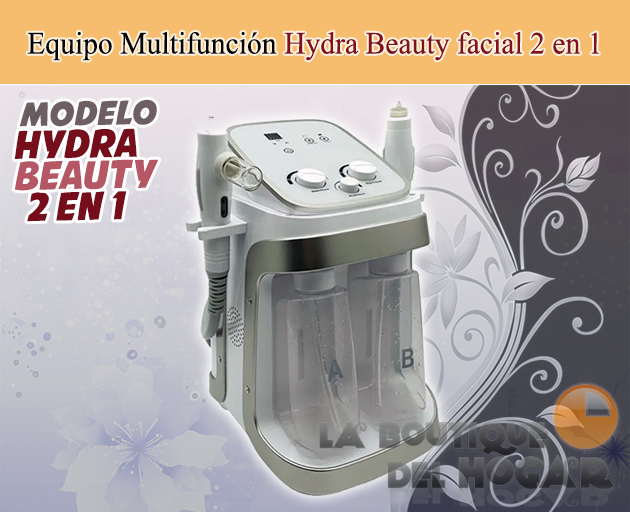 Equipo Multifunción 2 en 1 Modelo Hydra Beauty facial