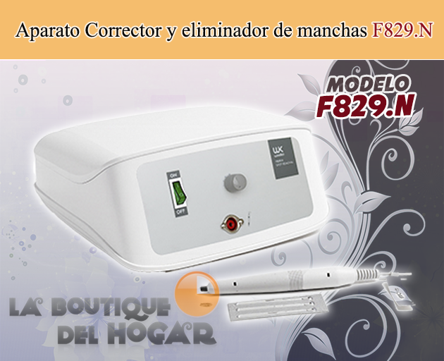 Aparato Corrector y eliminador de manchas Baja Frecuencia F-829