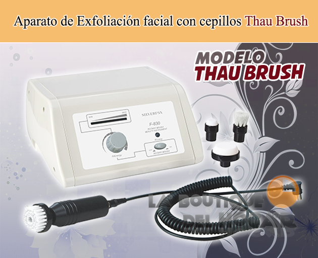 Aparato de Exfoliación con Cepillos rotativos Thau Brush